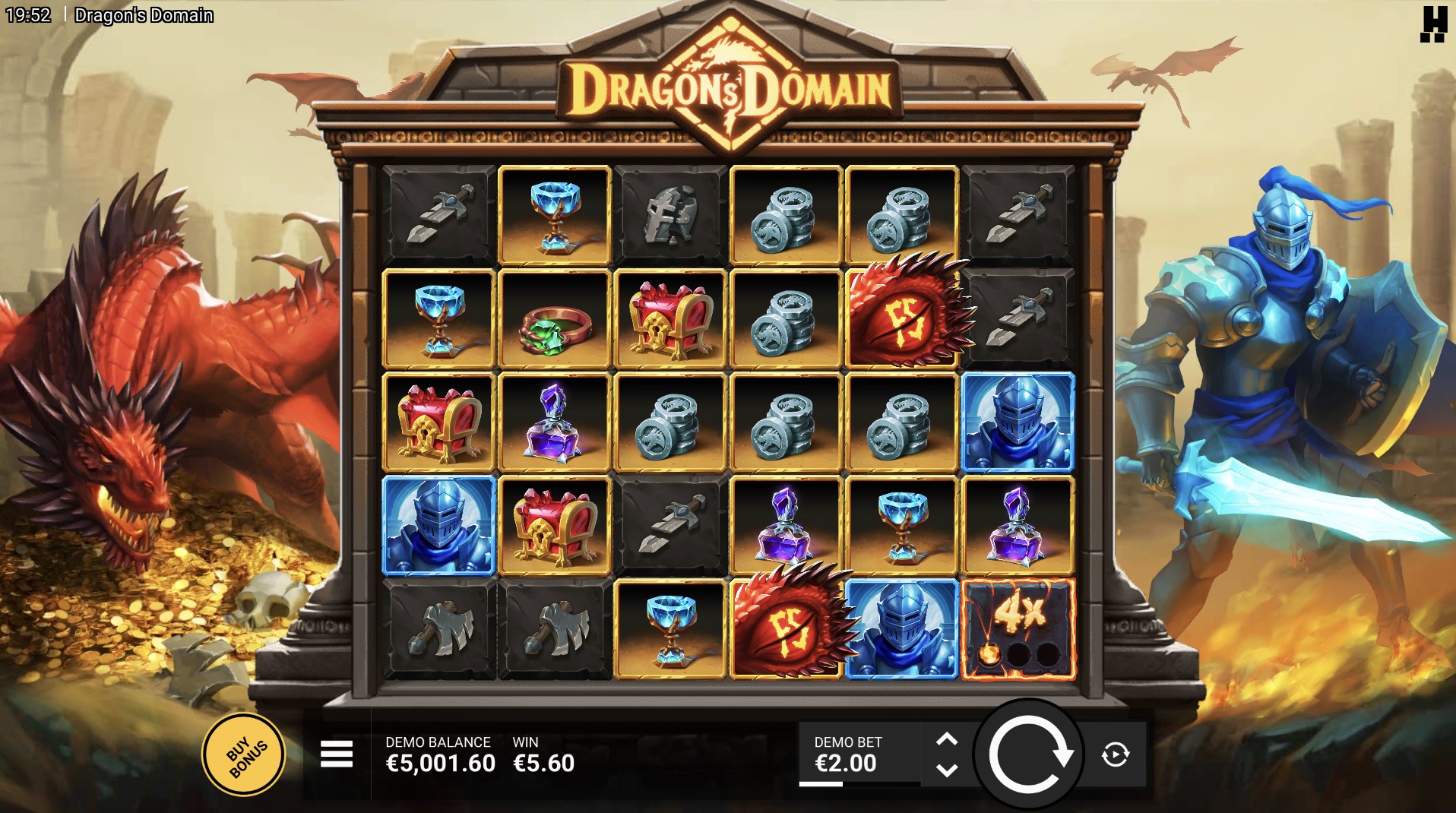    Dragons Domain  Hacksaw Gaming   